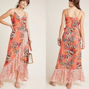 Farm Rio for Anthropology Wrap Dress size M